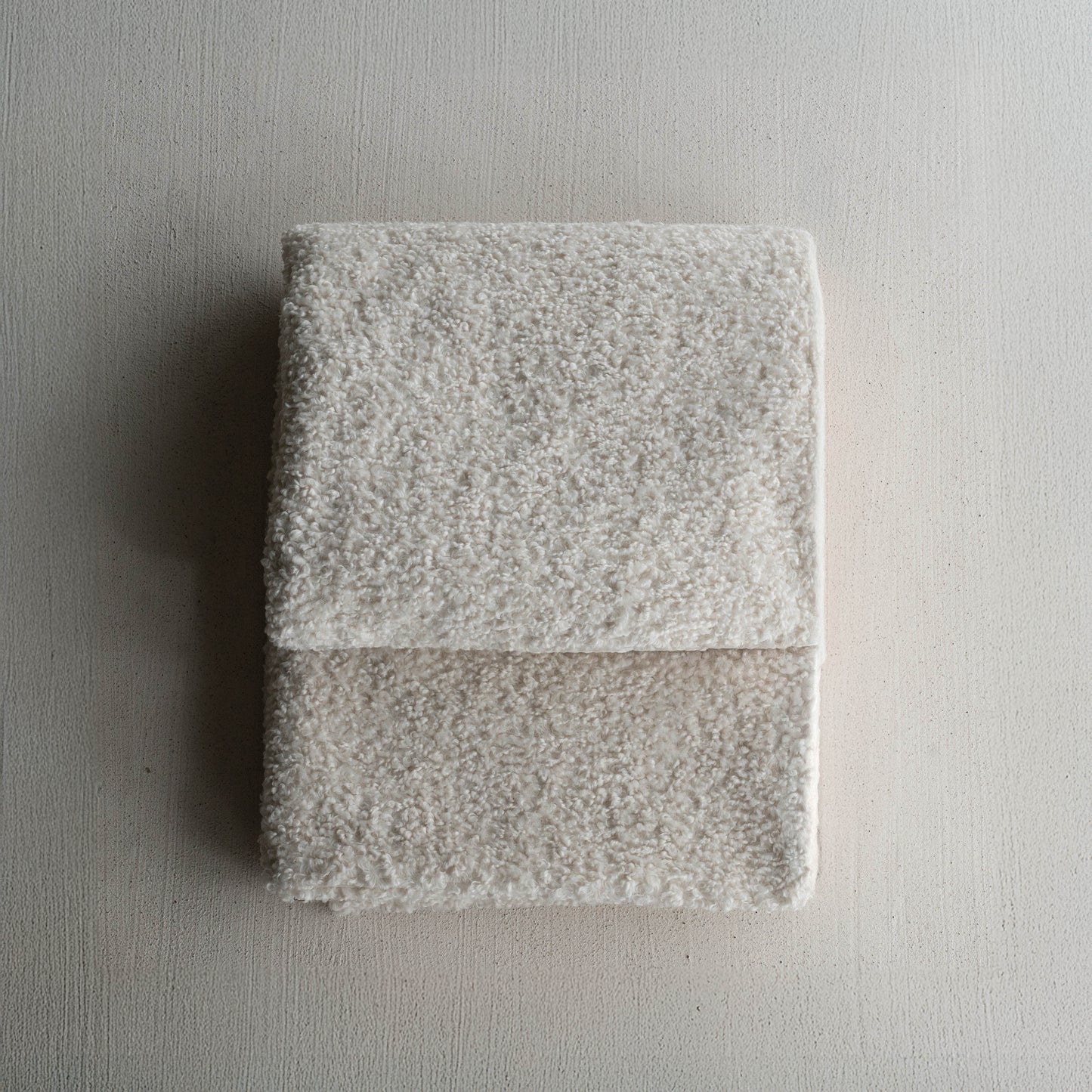 Minimal White Throw Blanket