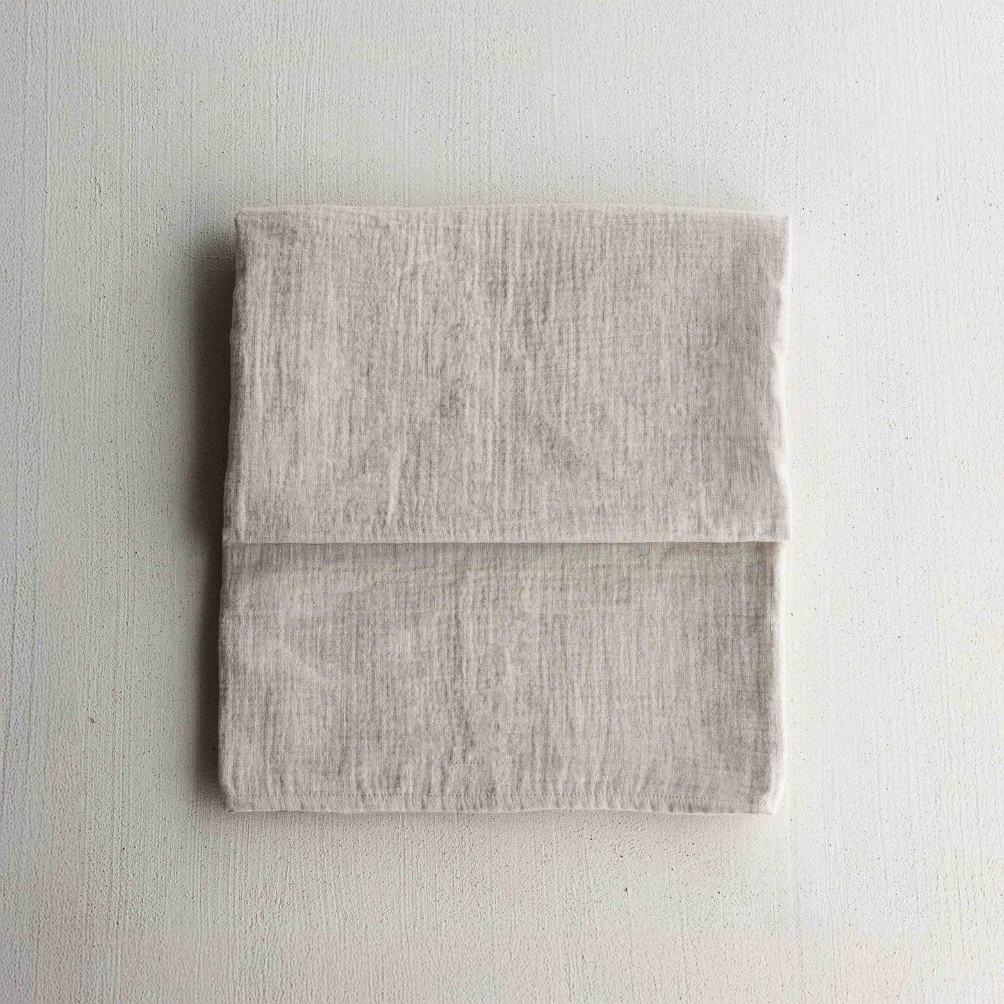 Beige Linen Throw Blanket